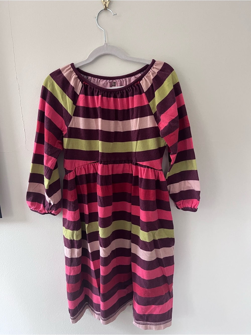 Tea Collection | Striped Long-Sleeve Dress | Size 12